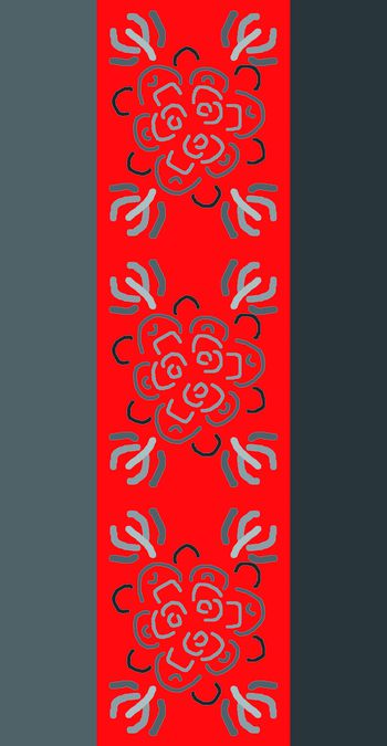 538916-手绘传统意向花卉