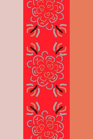 手绘涂鸦图案印花华亿平台图片