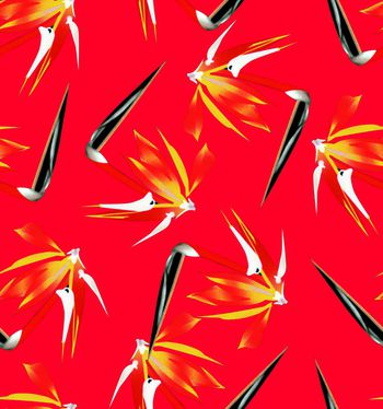 538988-金黄色天堂鸟花