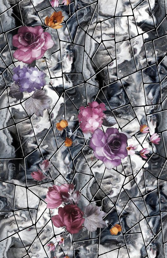 黑线条印花华亿平台图片