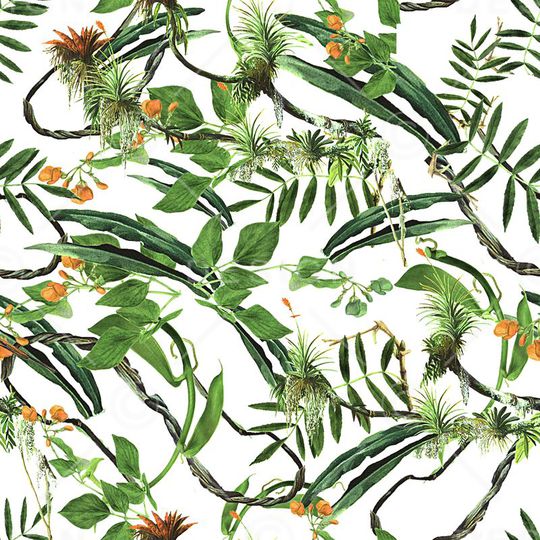 树枝印花华亿平台图片