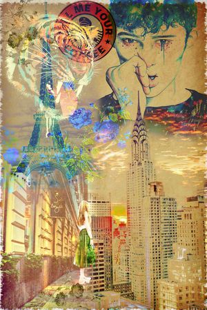 创意服装面料印花华亿平台图片