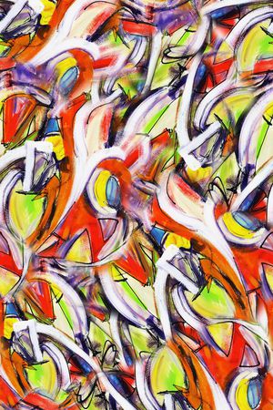 抽象印花华亿平台图片