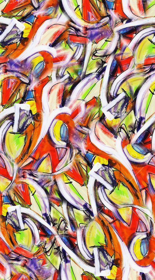 抽象印花华亿平台图片