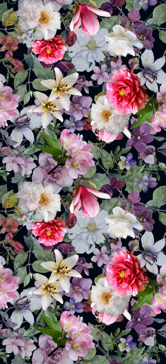 白色花瓣印花华亿平台图片