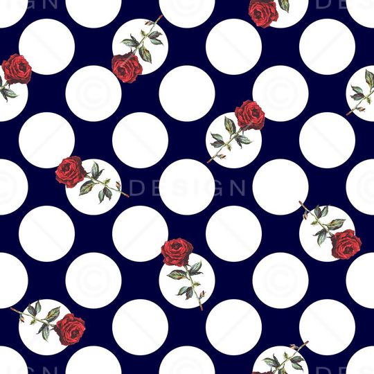 波点大牌玫瑰花 女装 衬衣 连衣裙 雪纺 印花 几何 碎花 小碎花 大花 方块 衬衫印花 简单 时尚 大牌 潮流印花 女装印花 传统印花 T恤印花 波点 圆点印花华亿平台图片