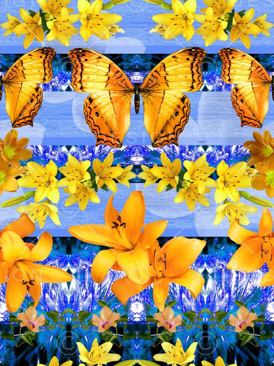 潮流时尚印花华亿平台图片