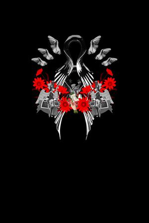 t恤华亿平台印花华亿平台图片