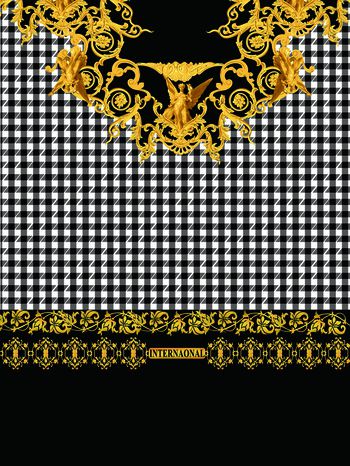 中国风印花华亿平台图片