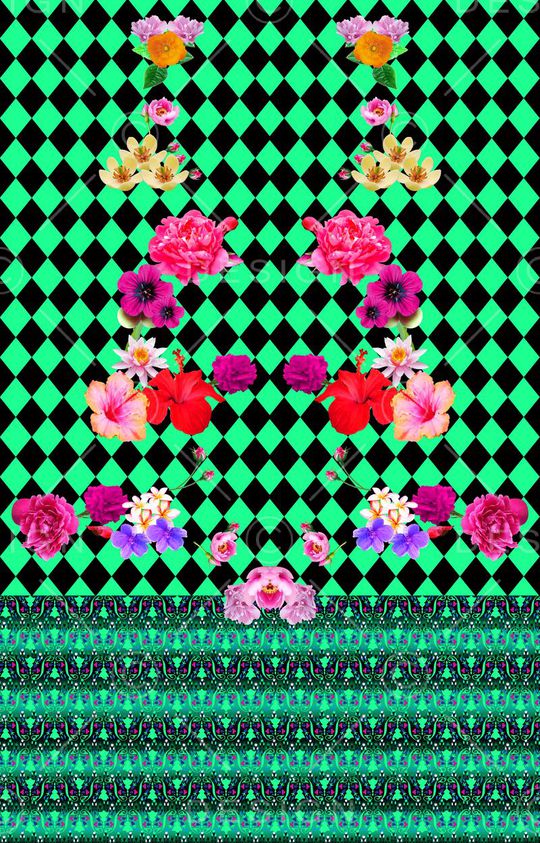 中国风印花华亿平台图片