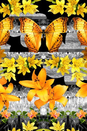 潮流时尚印花华亿平台图片