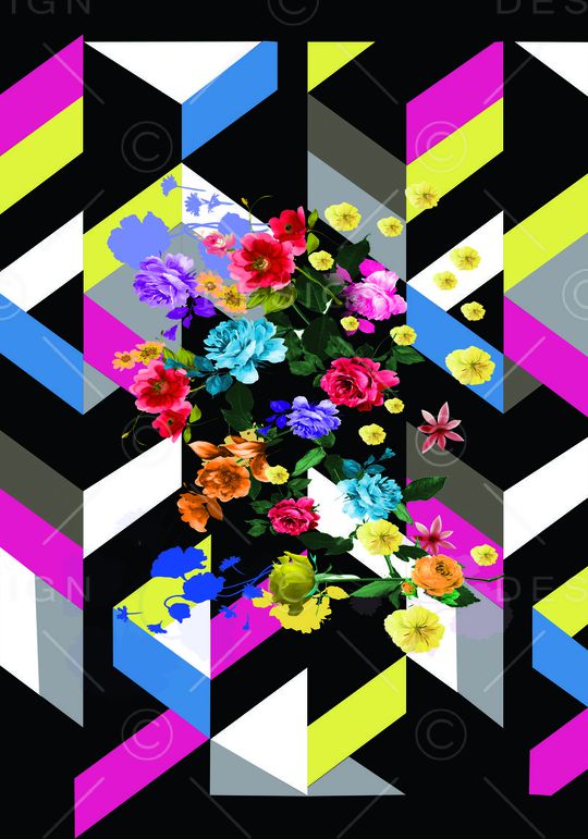 中国风印花华亿平台图片