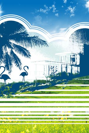 抽象印花华亿平台图片