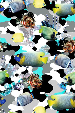 迷彩印花华亿平台图片