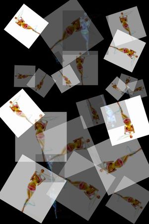 抽象印花华亿平台图片