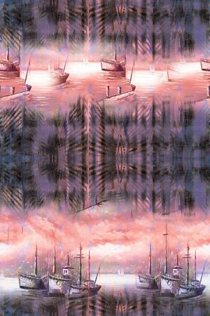 手绘传统扎染印花华亿平台图片