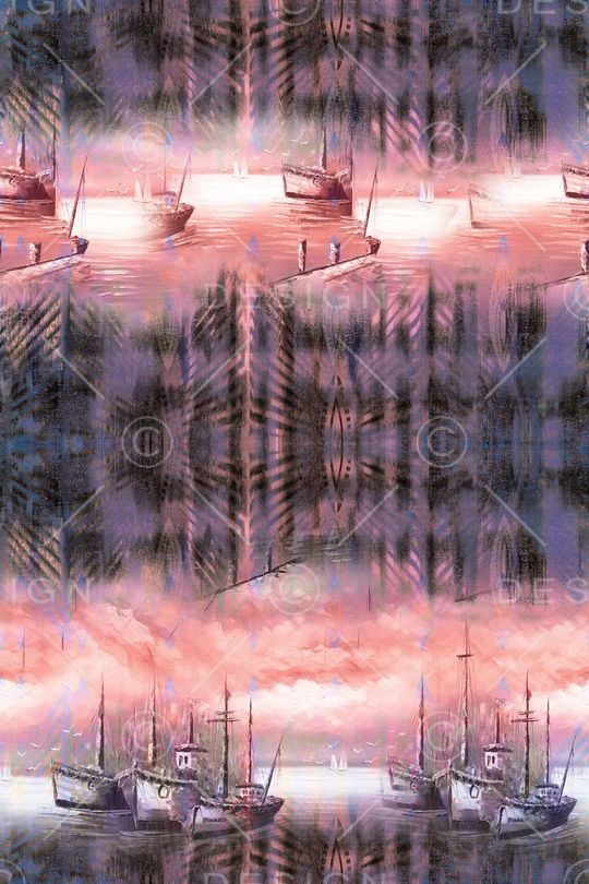 手绘传统扎染印花华亿平台图片