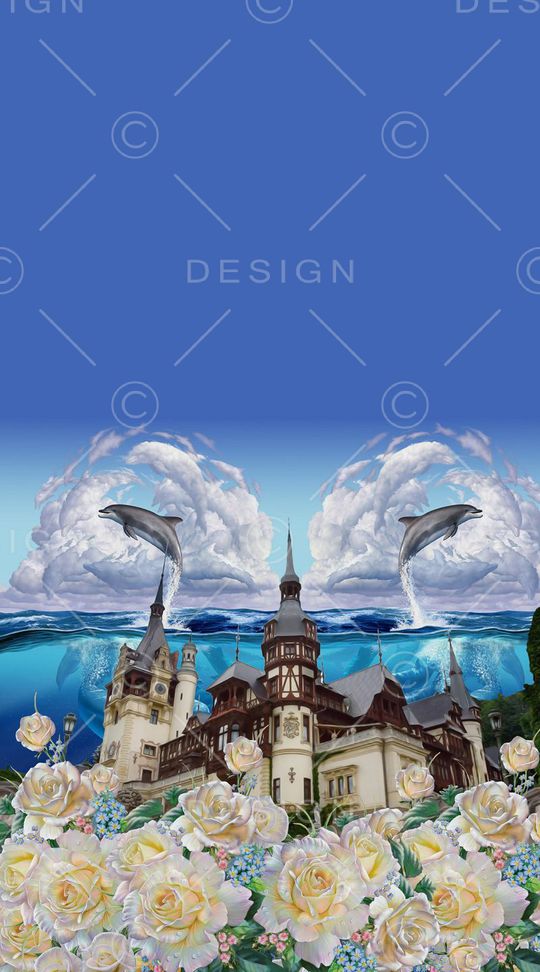 大花卉印花华亿平台图片