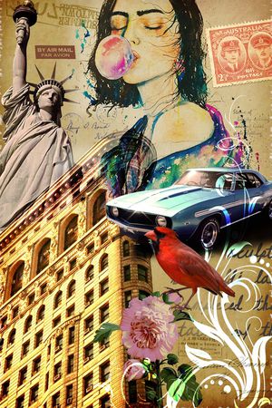 创意服装面料印花华亿平台图片