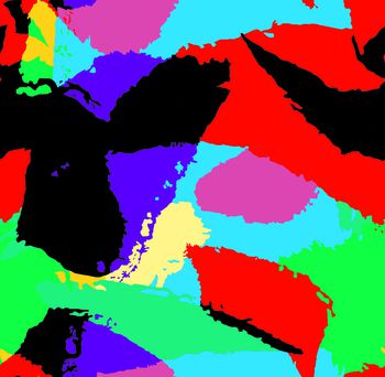 539493-流行烂边色块 