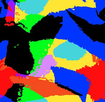 539494-流行烂边色块 