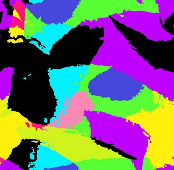 539495-流行烂边色块 