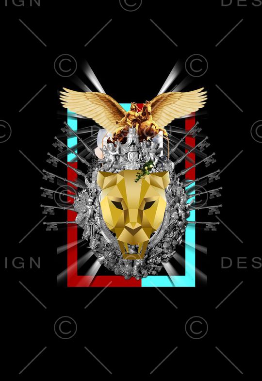 潮流个性印花华亿平台图片