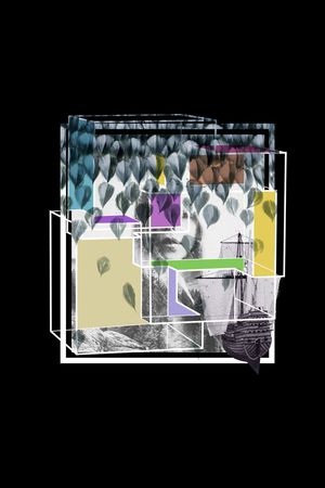 潮流时尚印花华亿平台图片