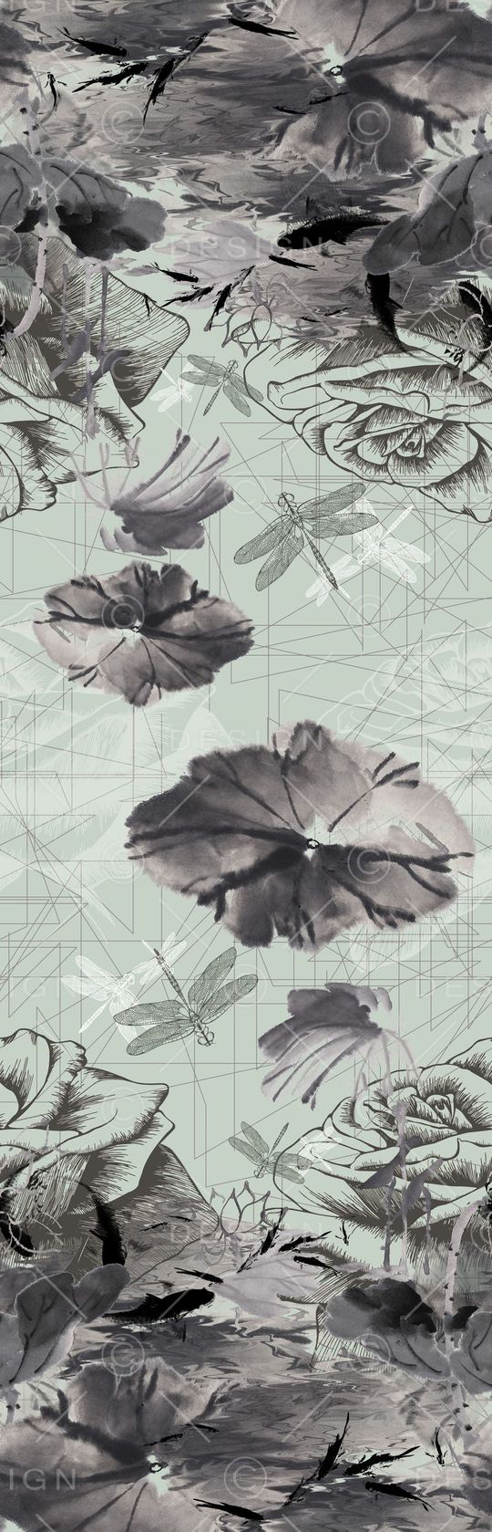 中国风印花华亿平台图片