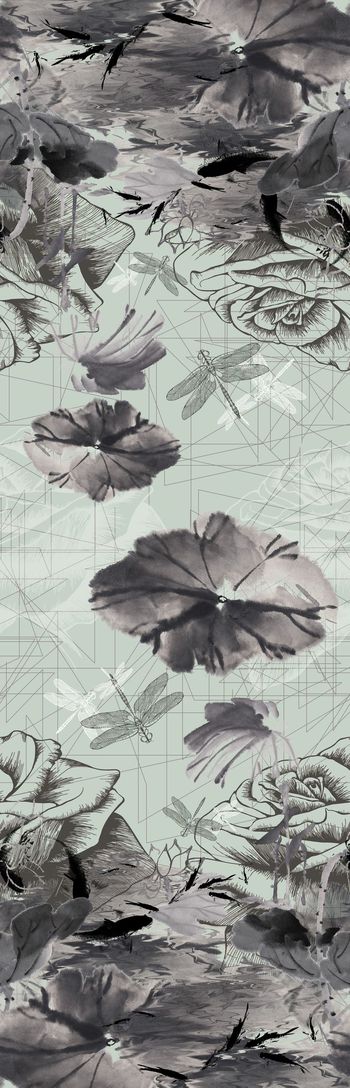 中国风印花华亿平台图片