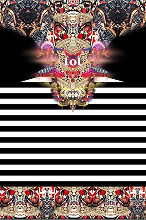 宫廷风印花华亿平台图片