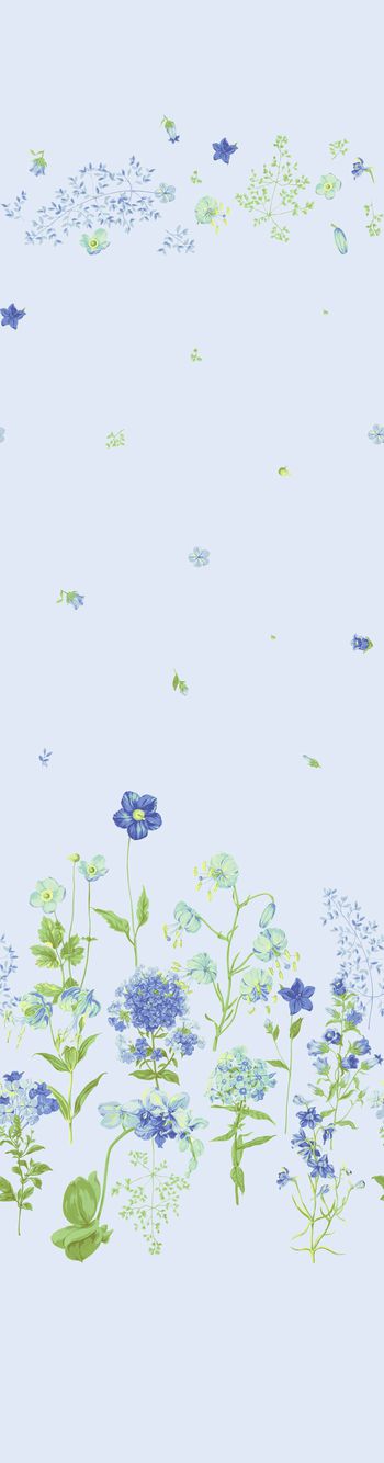 539570-欧美田园风小清新纯手绘水粉花卉床品