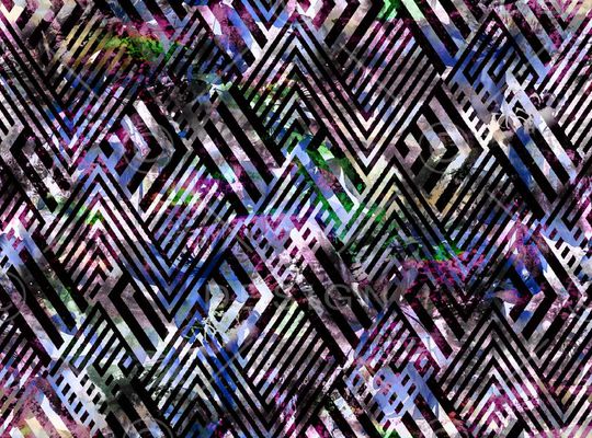 几何印花华亿平台图片