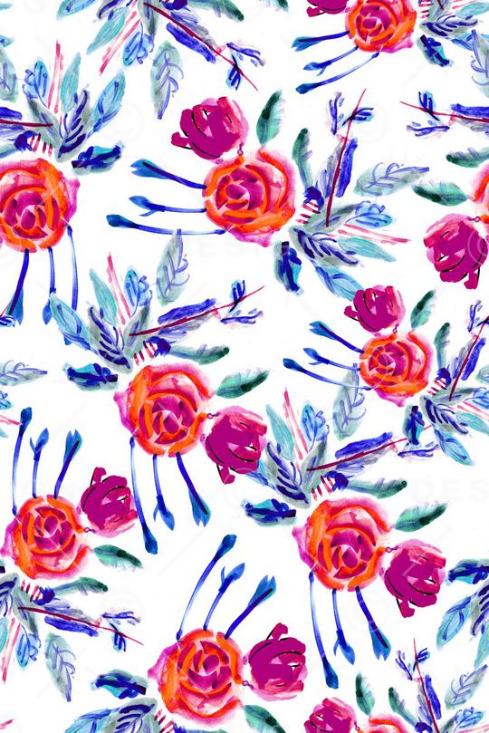 手绘印花华亿平台图片