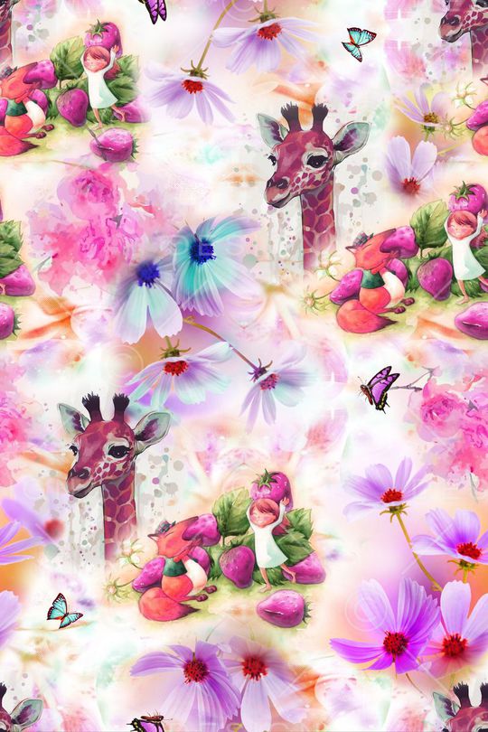 波斯菊印花华亿平台图片