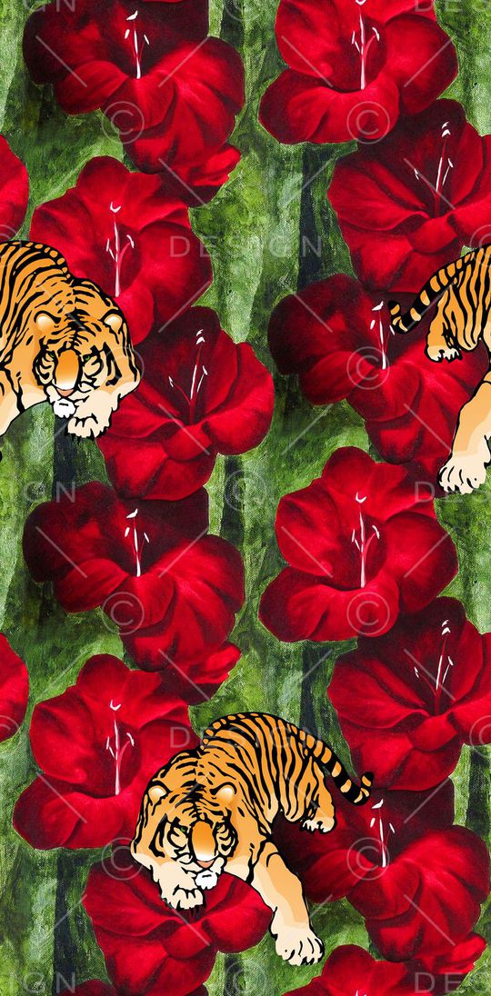 手绘印花华亿平台图片