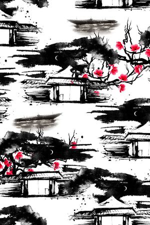 梅花印花华亿平台图片