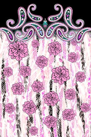 時尚大牌定位华亿平台印花华亿平台图片