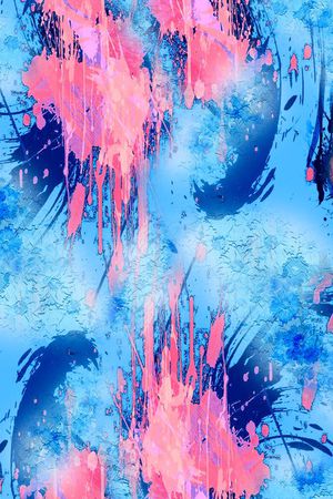 抽象印花华亿平台图片