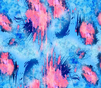 抽象印花华亿平台图片