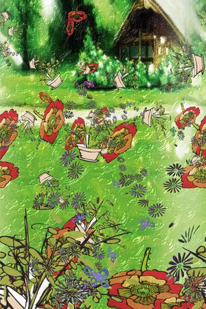 田园风印花华亿平台图片