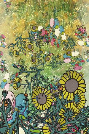 田园风印花华亿平台图片