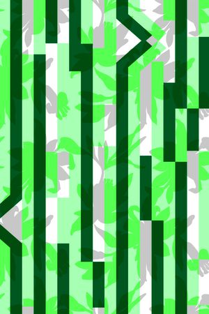 几何形状印花华亿平台图片