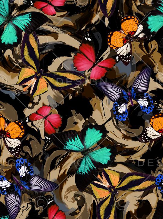 流行 时尚印花华亿平台图片