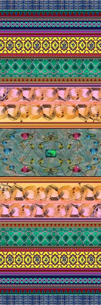 中国风印花华亿平台图片