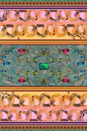 中国风印花华亿平台图片