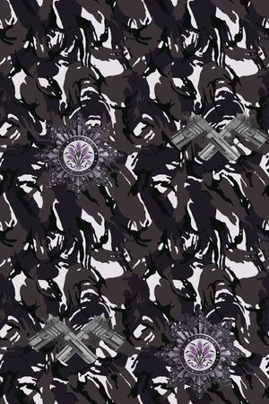 抽象印花华亿平台图片