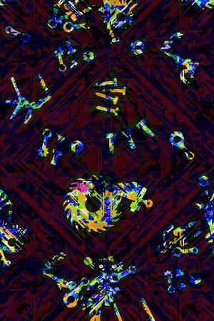 时尚流行印花华亿平台图片