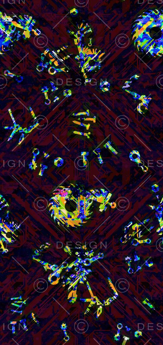 时尚流行印花华亿平台图片