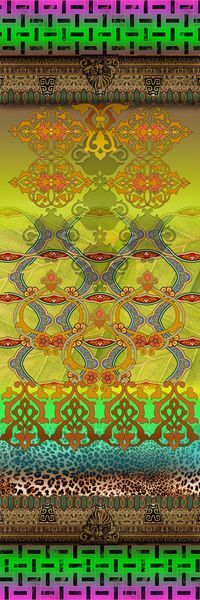 青花瓷印花华亿平台图片